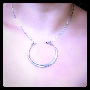 Fashion jewelry Silver necklace lobster clasp NWT